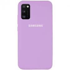 Чехол-накладка Silicone Case Samsung Galaxy A41 (2020) A415F Lilac