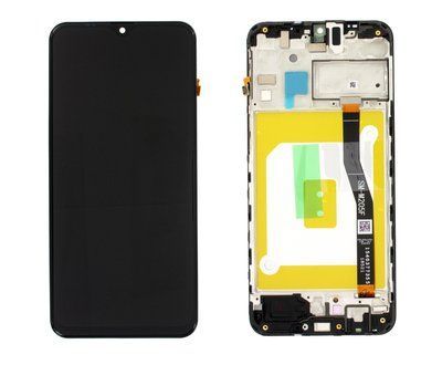 Дисплей для Samsung M205 Galaxy M20 2019 с сенсором и рамкой черный (GH82-18682A) ORIGINAL