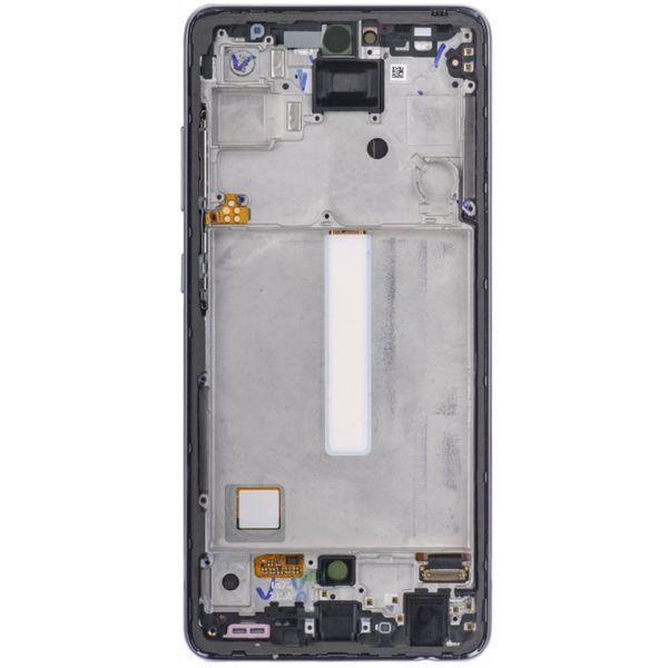 Дисплей для Samsung A528 Galaxy A52s з рамкою чорний INCELL