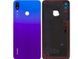 Задняя крышка для Huawei P Smart Plus INE-LX1, INE-LX2, Nova 3i со стеклом камеры, Iris Purple фиолетовая