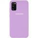 Чехол-накладка Silicone Case Samsung Galaxy A41 (2020) A415F Lilac