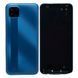 Задняя крышка для Realme C11 2021 RMX3231 синяя Cool Blue со стеклом камеры
