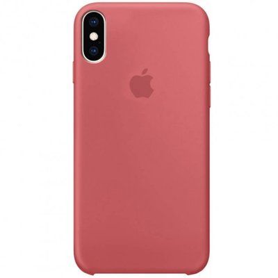 Чехол-накладка Silicone Case Apple iPhone XS Max Camellia Red