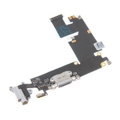 Шлейф Apple iPhone 6 Plus з роз'ємом зарядки, навушників та мікрофоном білий