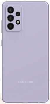 Задняя крышка для Samsung Galaxy A52 A525F со стеклом камеры фиолетовая