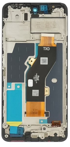 Дисплей для Infinix Hot 40i с рамкой черный
