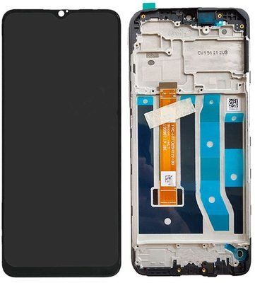 Дисплей для Oppo A31 2020, A8 (BV065WBM-L00-M900) з сенсором та рамкою чорний