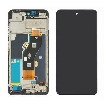 Дисплей для Infinix Hot 40i з рамкою чорний
