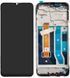 Дисплей для Oppo A31 2020, A8 (BV065WBM-L00-M900) с сенсором и рамкой черный