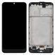 Дисплей для Samsung M315 Galaxy M31 с сенсором и рамкой черный (GH82-22405A) ORIGINAL