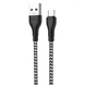 Кабель Borofone BX39 MicroUSB черно - белый