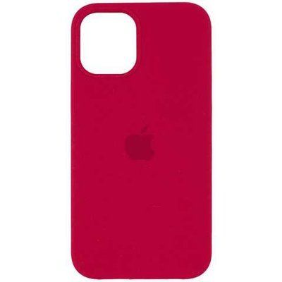 Чохол-накладка Silicone Case Apple iPhone 12 Mini Rose Red