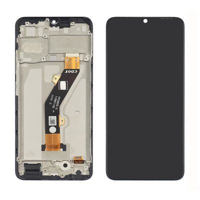 Дисплей для Infinix Smart 7 X6515 з рамкою чорний