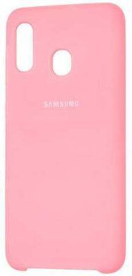 Чохол-накладка Silicone Case Samsung Galaxy A40 (2019) A405F Pink