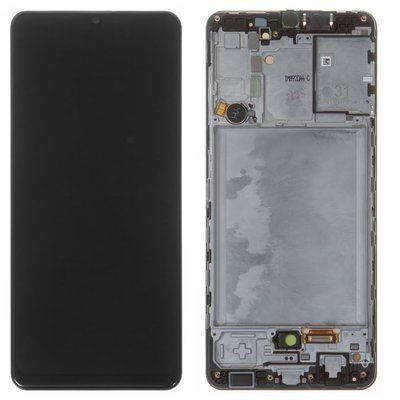 Дисплей для Samsung Galaxy A31 A315 2020 с сенсором и рамкой черный (GH82-22761A) ORIGINAL