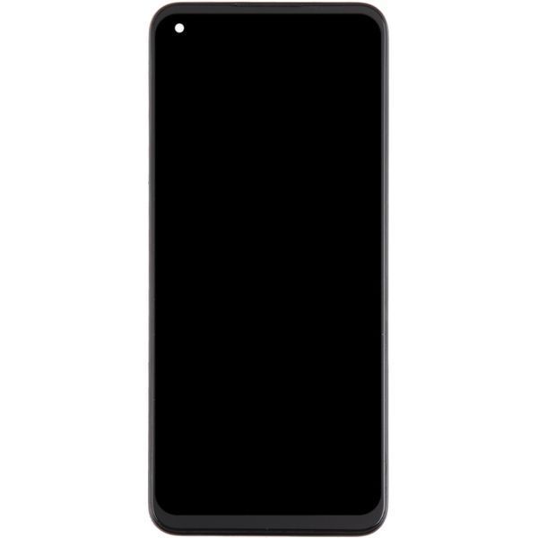 Дисплей для Realme 9 5G, 9 Pro с рамкой черный