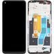 Дисплей для Realme 9 5G, 9 Pro с рамкой черный