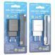 Зарядный блок Borofone BA53A (2USB/2.1A) + кабель MicroUSB черный