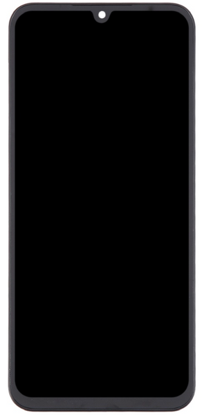 Дисплей для Samsung A256 Galaxy A25 2023 з рамкою чорний OLED (Small LCD)