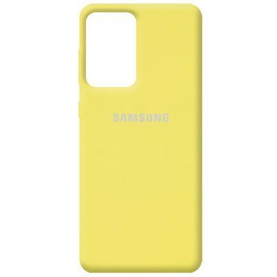 Чохол-накладка Silicone Case Samsung Galaxy A32 (2021) A325F Yellow
