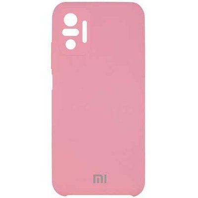 Чехол-накладка Silicone Case Xiaomi Redmi Note 10, Redmi Note 10 Pro (2020) Bright Pink