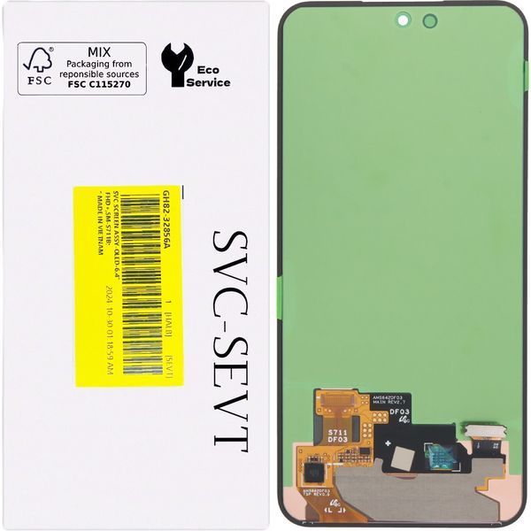 Дисплей для Samsung S711 Galaxy S23 FE чорний GH82-32856A ORIGINAL