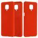 Чохол-накладка Silicone Case Xiaomi Redmi Note 9S, Redmi Note 9 Pro (2020) Red