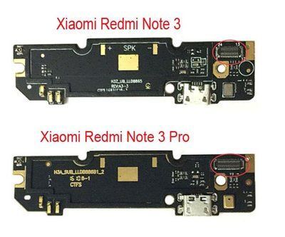 Нижня плата для Xiaomi Redmi Note 3 з роз'ємом зарядки та мікрофоном