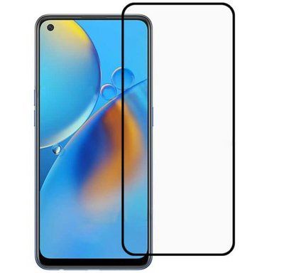Захисне скло Oppo A74 F19 F17 Pro A93 2020 Reno 4 Reno 5 Redmi Note 10 Poco M4 Pro Full Glue чорне