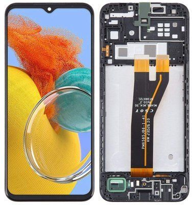 Дисплей для Samsung Galaxy M14 M146 с сенсором и рамкой черный (GH82-30676A) Original