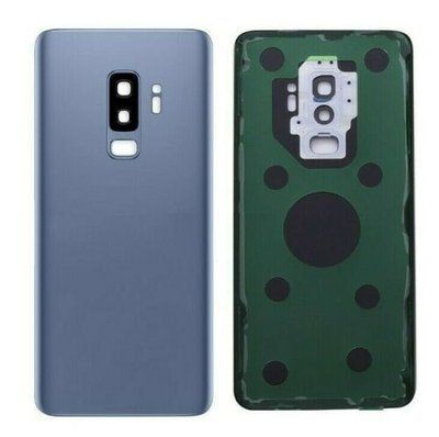 Задняя крышка для Samsung Galaxy S9 Plus G965F со стеклом камеры серая