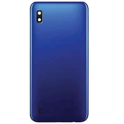 Задняя крышка для Samsung Galaxy A10 2019 A105F со стеклом камеры синяя