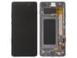 Дисплей для Samsung G975 Galaxy S10 Plus з сенсором та рамкою чорний PRISM BLACK (GH82-18849A) ORIGINAL