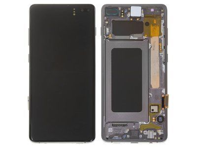Дисплей для Samsung G975 Galaxy S10 Plus с сенсором и рамкой черный PRISM BLACK (GH82-18849A) ORIGINAL