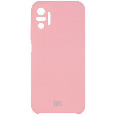 Чехол-накладка Silicone Case Xiaomi Redmi Note 10, Redmi Note 10 Pro (2020) Rose Powder