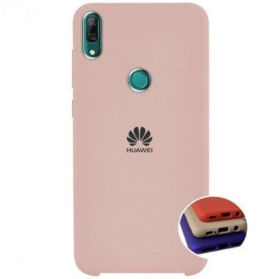 Чехол-накладка Silicone Case Huawei Y7 Prime (2019) Pink Sand