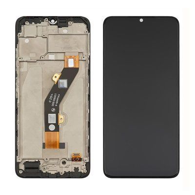 Дисплей для Tecno Spark 10 (KI5q) с рамкой черный