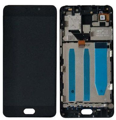 Дисплей для Meizu M6 Note (M721H) з сенсором та рамкою чорний