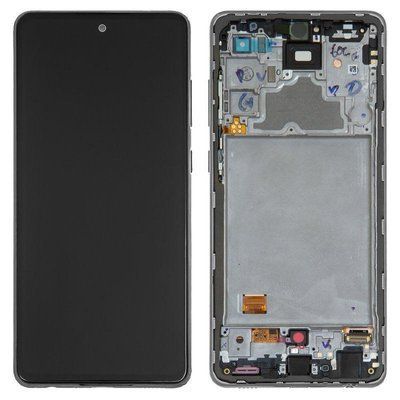 Дисплей для Samsung Galaxy A72 A725 с сенсором и рамкой черный (GH82-25463A) ORIGINAL