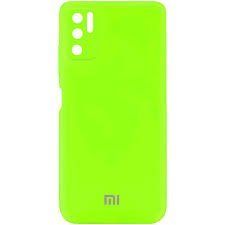 Чехол-накладка Silicone Case Xiaomi Poco M3 Fluorescent Green