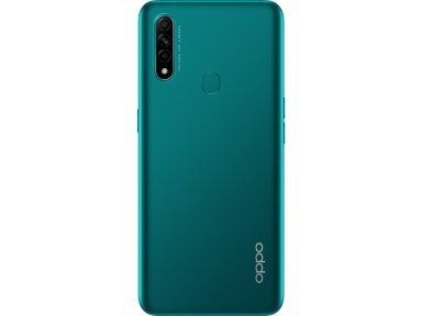 Задня кришка для Oppo A31 зі склом камери зелена