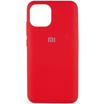Чехол-накладка Silicone Case Xiaomi Mi 11 Lite Red