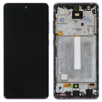 Дисплей для Samsung Galaxy A52 A525F, A526 с сенсором и рамкой черный (GH82-25524A) ORIGINAL
