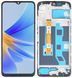 Дисплей для Oppo A17 CPH2477, A17k CPH2471 с сенсором и рамкой черный