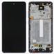 Дисплей для Samsung Galaxy A52 A525F, A526 з сенсором та рамкою чорний (GH82-25524A) ORIGINAL