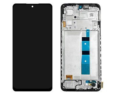 Дисплей для Xiaomi Redmi Note 12 5G з сенсором та рамкою чорний IPS