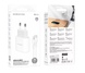 Зарядный блок Borofone BA62A USB/Type-C + кабель Type-C - Lightning белый