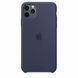 Чохол-накладка Silicone Case Apple iPhone 11 Pro Max Midnight Blue