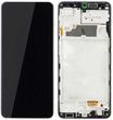 Дисплей для Samsung Galaxy A22 A225F з сенсором та рамкою чорний (GH82-25944A) ORIGINAL