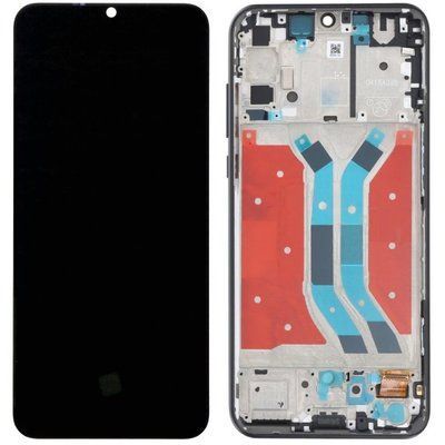 Дисплей для Huawei P Smart S, Y8P с сенсором и рамкой черный TFT